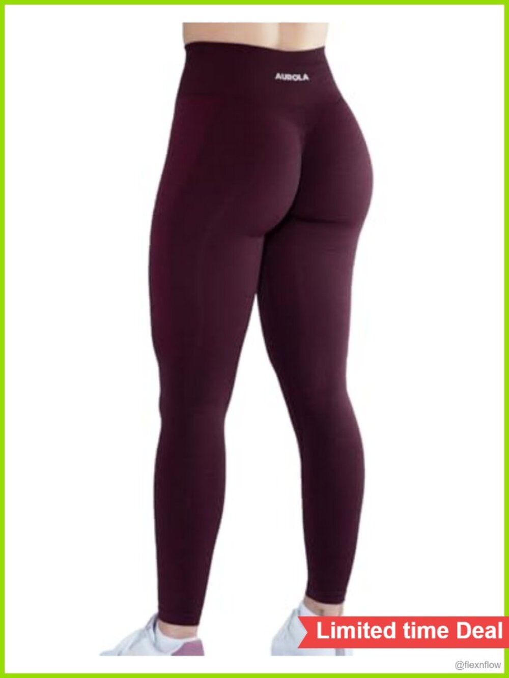Seamless Leggings High Waist Tummy Control 25in 7/8 Length